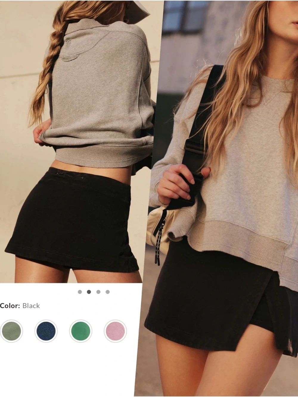 Free People Hot Shot Mini Skort